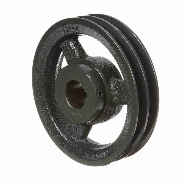 2 Groove Cast Iron Fhp - Finished Bore Sheave, 2AK64X 1 3/16
